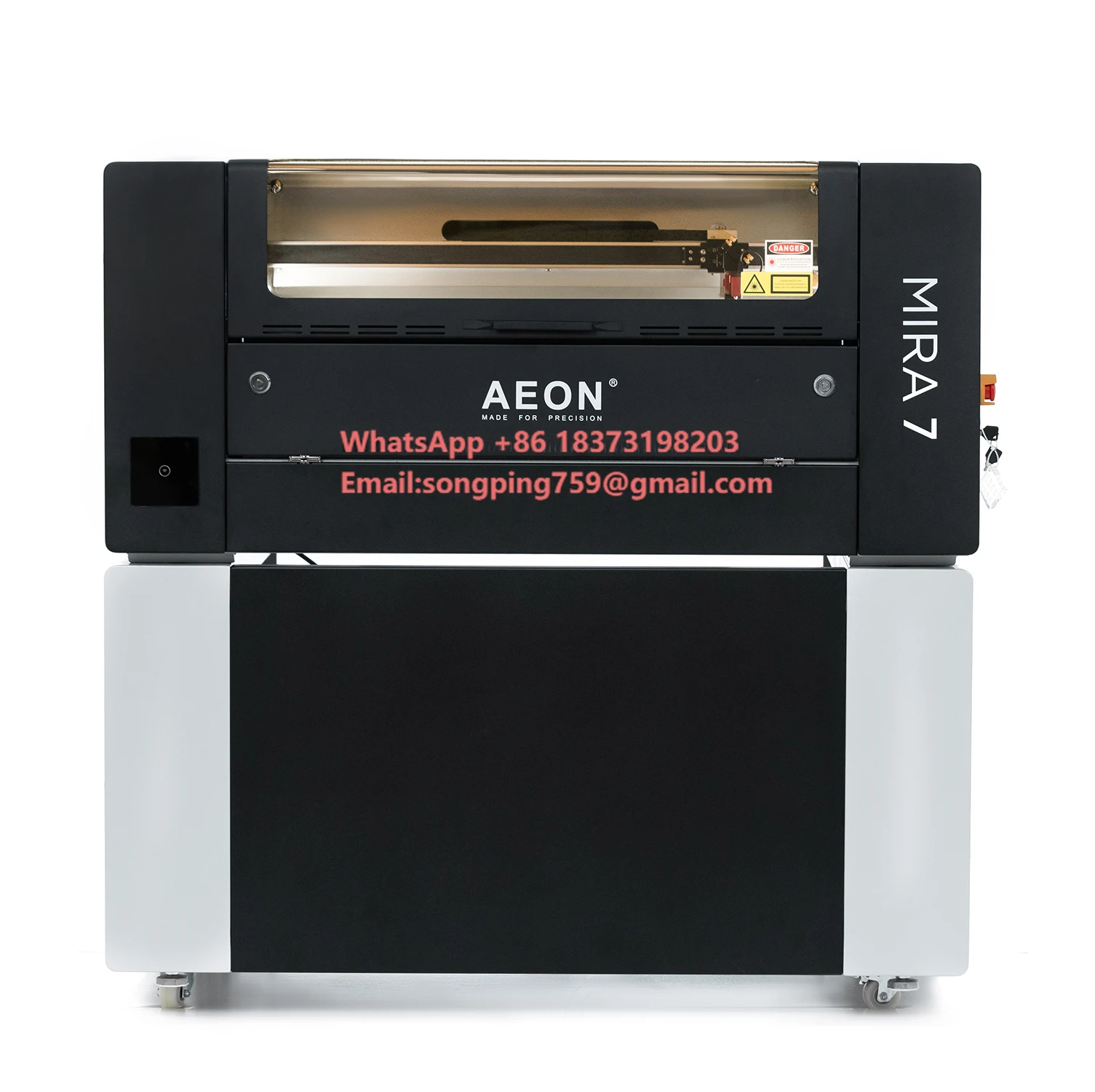 New La ser Cutting & Engraving Machine Mira 7 40W/60W/75W/80W CO2 La ser for Acrylic Plywood Wood MDF Stone Rubber Paper Leather
