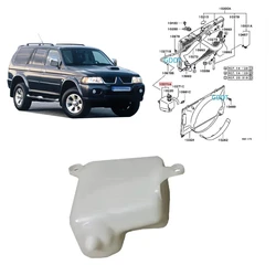 1 Pcs Vice Water Tank for Pajero Sport K90 K80 Radiator Condenser Coolant Reservoir Bottle for Montero Sport 2003-2004 MR127441
