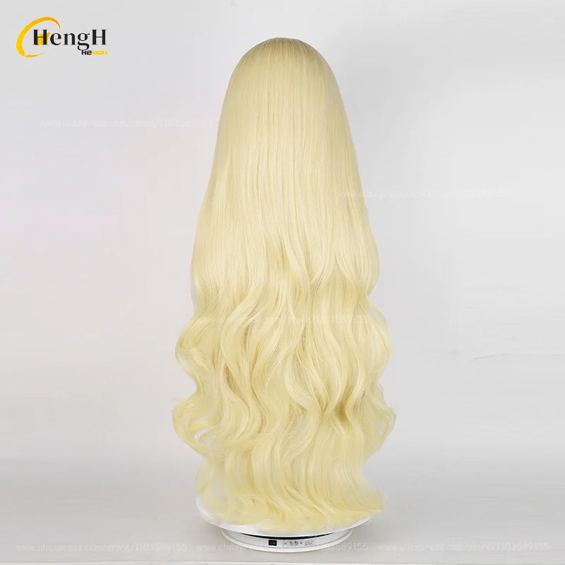 95 cm de Long Mashiro Rima Cosplay perruque Anime doré cheveux bouclés résistant à la chaleur cheveux synthétiques fête Cosplay Anime perruques + bonnet de perruque gratuit