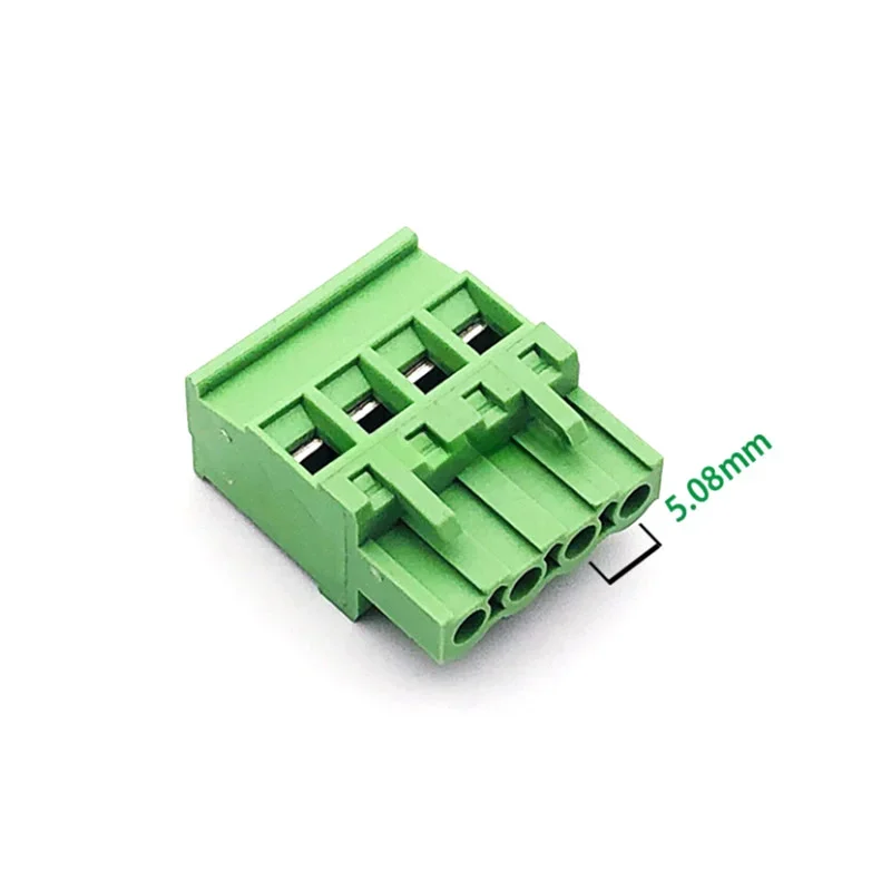 10PCS 2EDG 5.08mm Solderless Plug-in Terminal Blocks Side Outlet Vertical Plug 2/3/4/5/6/7/8/9/10/12P Screw Terminal Connector