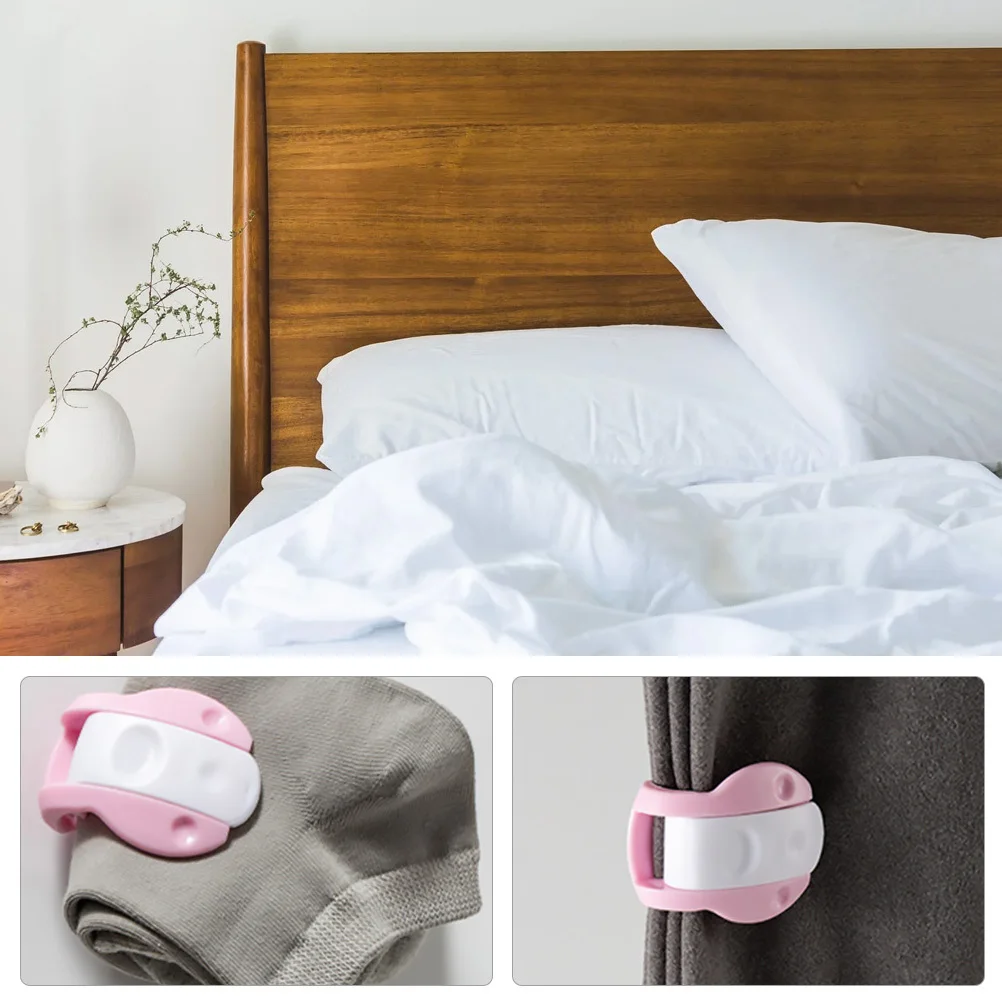 

8Pcs Quilt Fixator Clips Anti-Slip Quilt Cover Fasteners Bed Sheet Clips Mattress Sofa Holder Household