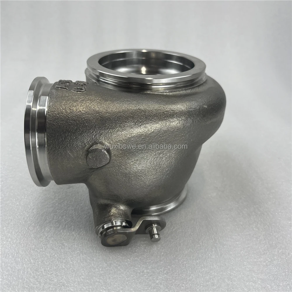 الشاحن التربيني G25 عكس دوران التوربينات الإسكان 871388-5001S 871388-5002S AR 0.49 V-الفرقة الفولاذ المقاوم للصدأ يناسب G25-550 G25-660
