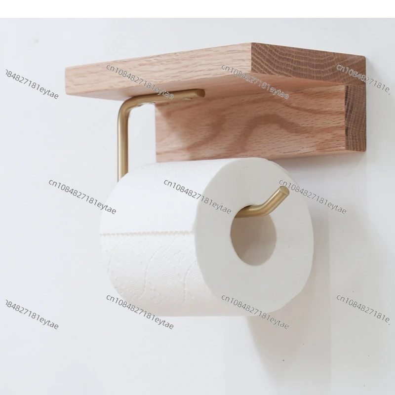 wooden-tissue-holder-roll-paper-towel-storage-container-home-wall-mounted-boxes-toilet-rack-bathroom-shelves
