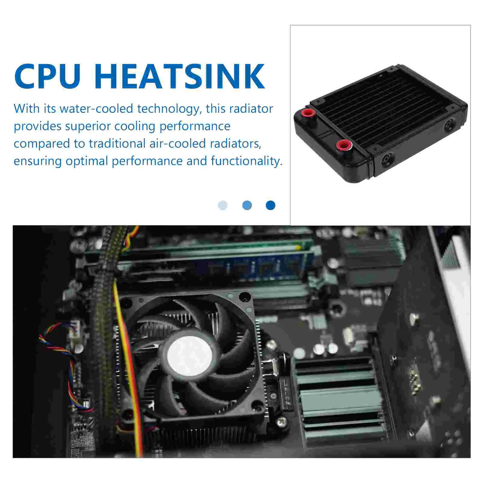 CPU Heatsink Water Cooling Radiator Graphics Card Aluminum Row Computer Accessory