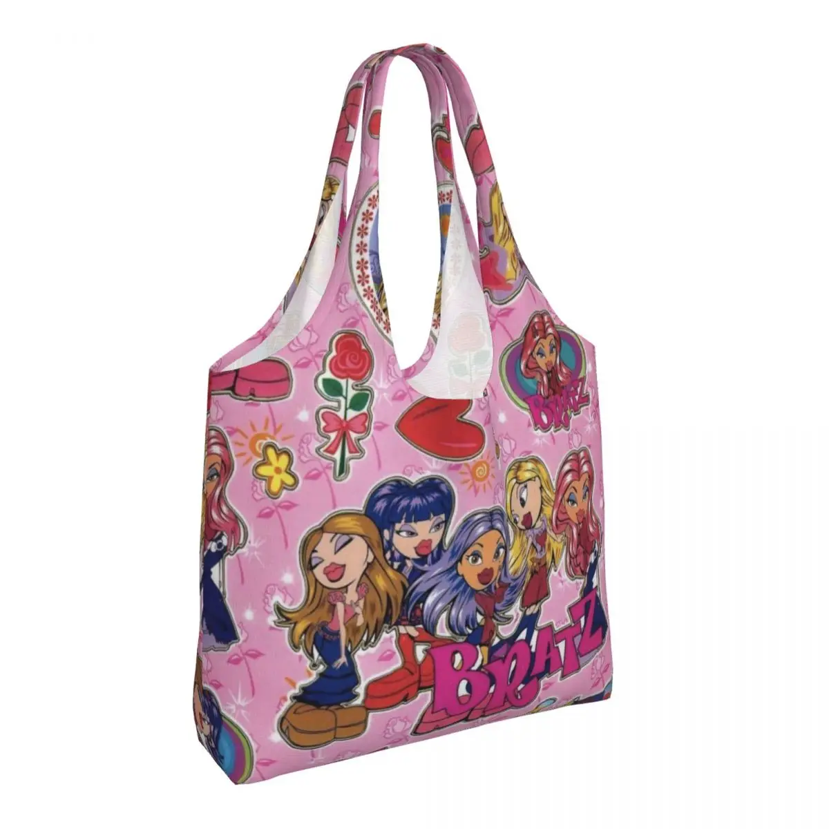 Ladies' Elegant Shoulder Shopping Bag B-Bratz Tote bag, accommodates daily shopping, combining fashion and practicality