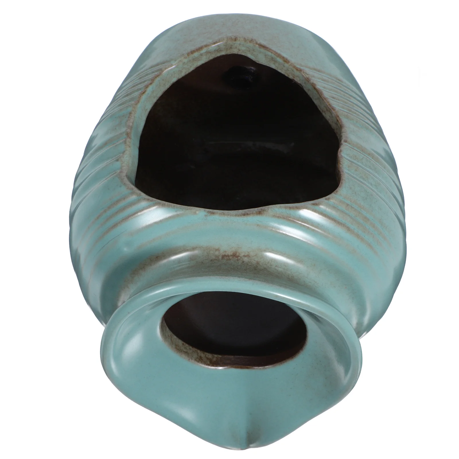 

Circulating Waterfall Jar Ceramic Outdoor Fountain Pot Indoor Water Fountain Decor Fish Pond DIY Waterfall Jar