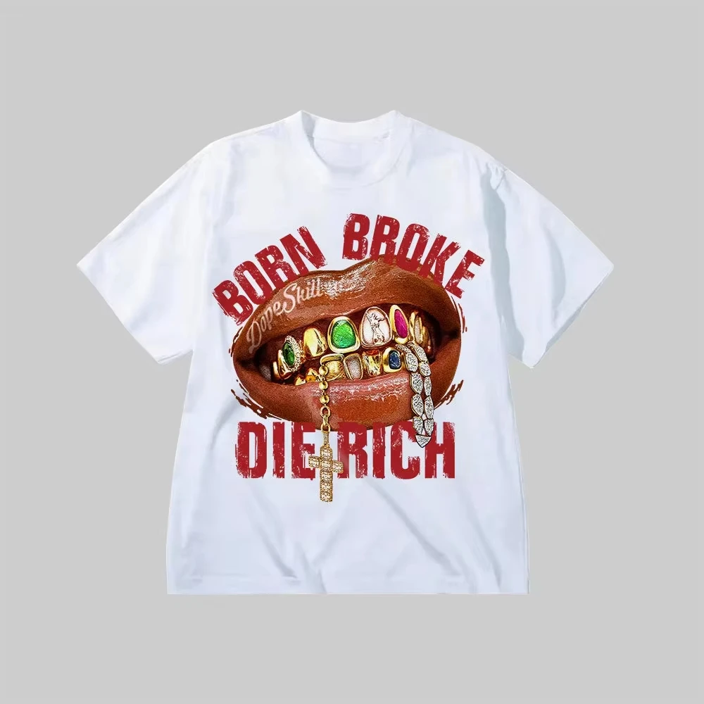 2026 Gothic Hip Hop Graphic T Shirts Y2k Harajuku All Cotton Oversized T Shirt Cool Street Pro Choice Streetwear Men