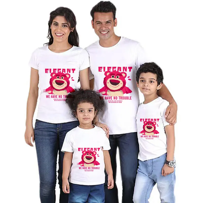 

Family Matching Clothes Mickey Print Family Look T Shirt Mommy and Me T-shirts Mother and Kids Clothes Boys Clothes
