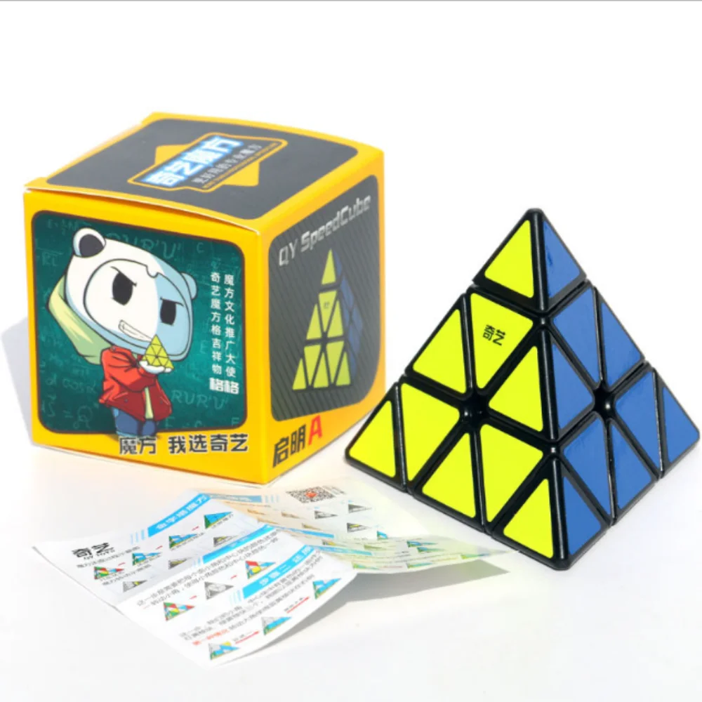 

Qiyi 3x3x3 Cube Triangle Speed Professional Magic Cube Cubo Magico Puzzles Colorful Magic Square Educational Toys For Children