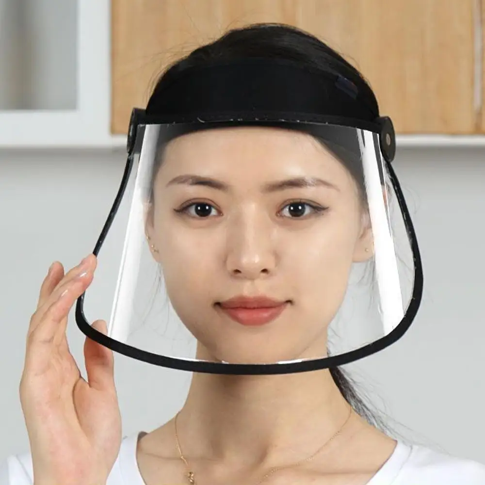 Kitchen Transparent Face Shield Anti-Oil Onion Goggles Dust-Proof Face Protective Mask Mascarilla Reutilizable Cooking Tools ﻿