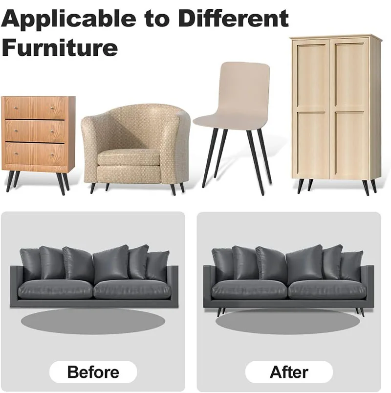 4 قطعة أقدام الأثاث ، 15 سنتيمتر أرجل معدنية مخروطية الشكل ماتي الأسود لخزانة أريكة الجدول كرسي خزانة الأريكة العثمانية المنزل DIY المشاريع