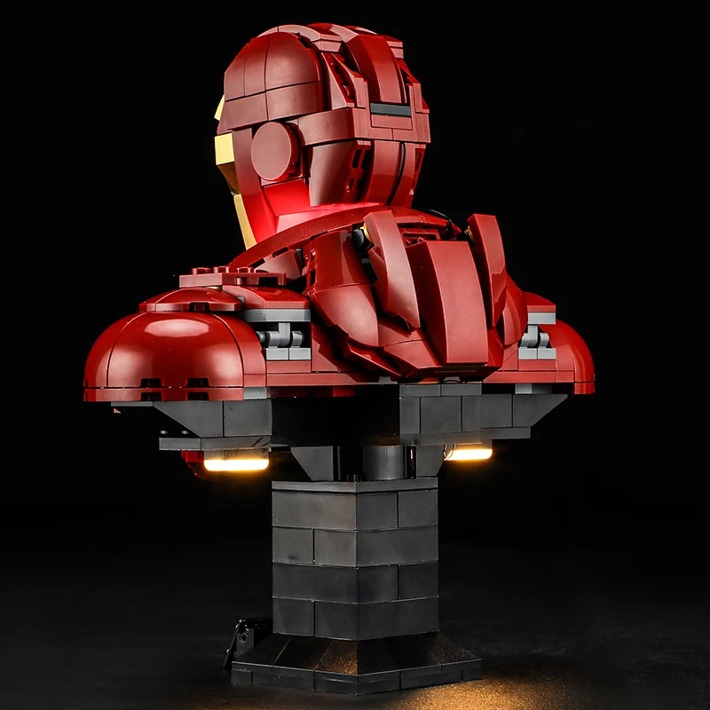 مجموعة إضاءة LED فاخرة الجودة لـ Lego 76327 MK4 Bust (إضاءة LED فقط، بدون نموذج كتل) مقاس مثالي وتوهج رائع