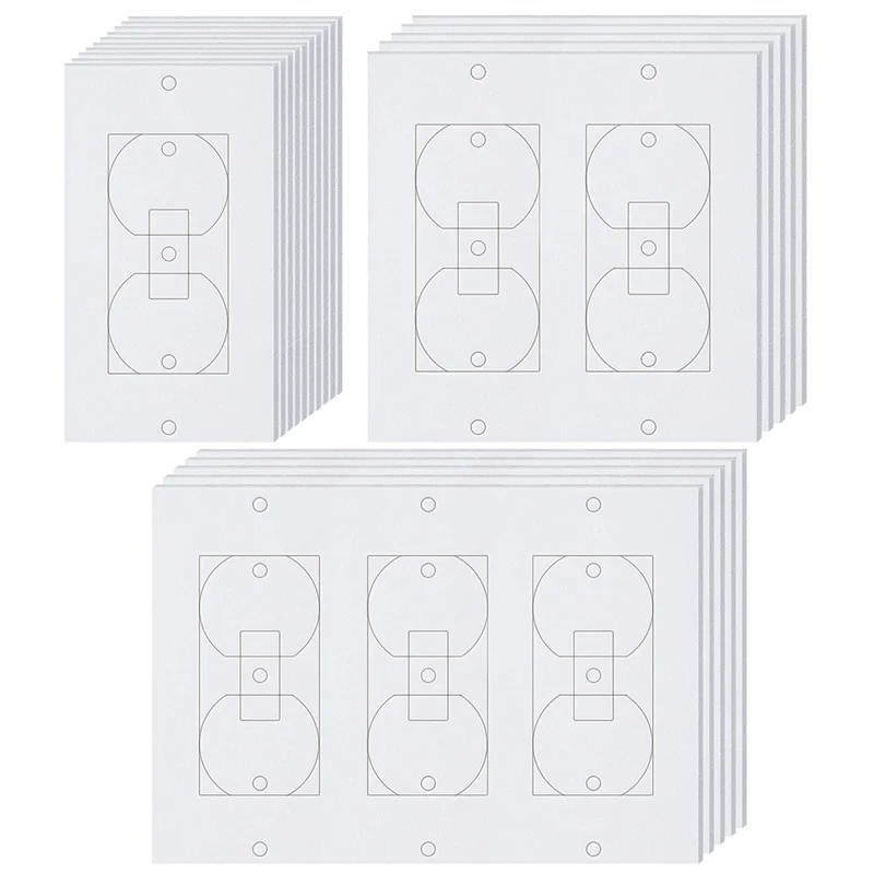 

Special 20Pcs Wall Insulation Outlet Insulators Sealers,Electrical Outlet Insulation Pads for Wall, Light, Switch Socket