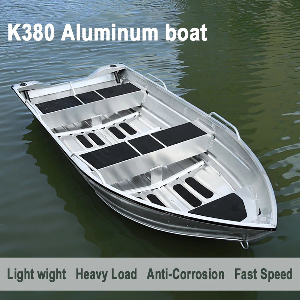 All Welded Corrosion Resistant Aluminum Fishing Vessel Lightweight Durable Watercraft For Saltwater Freshwater Angling Sport