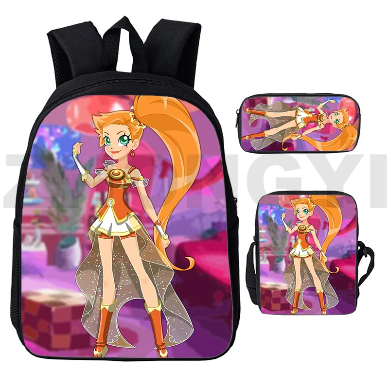 حقائب ظهر 3D أنيمي Mochila Lolirock مجموعات للمدرسة والمراهقين والفتيات حقائب مدرسية ، حقيبة لطيفة ، حقائب ظهر للأطفال ، 12 "، 16"