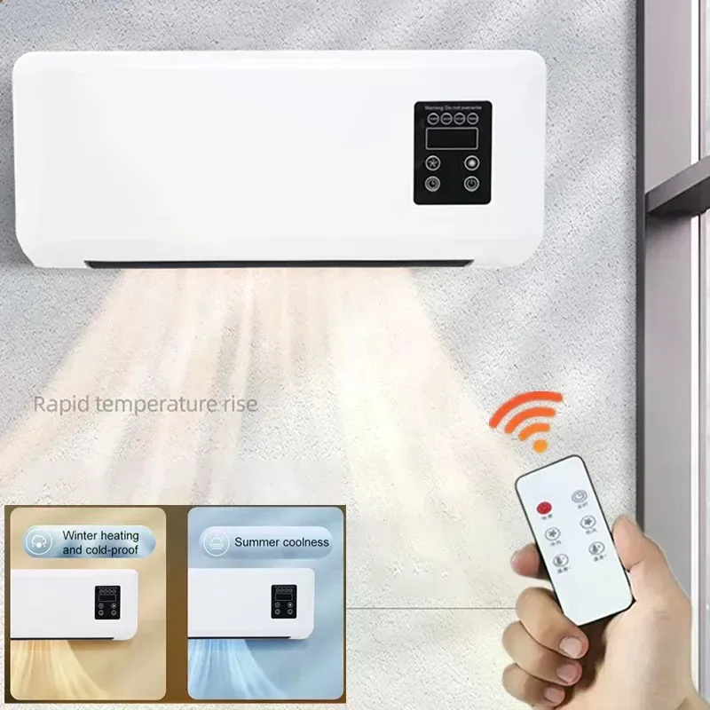 Portable Ductless Air Conditioner Wall-mounted Air Conditioner Fan and Heater RV Air Conditioner Fan Heater Combo Split