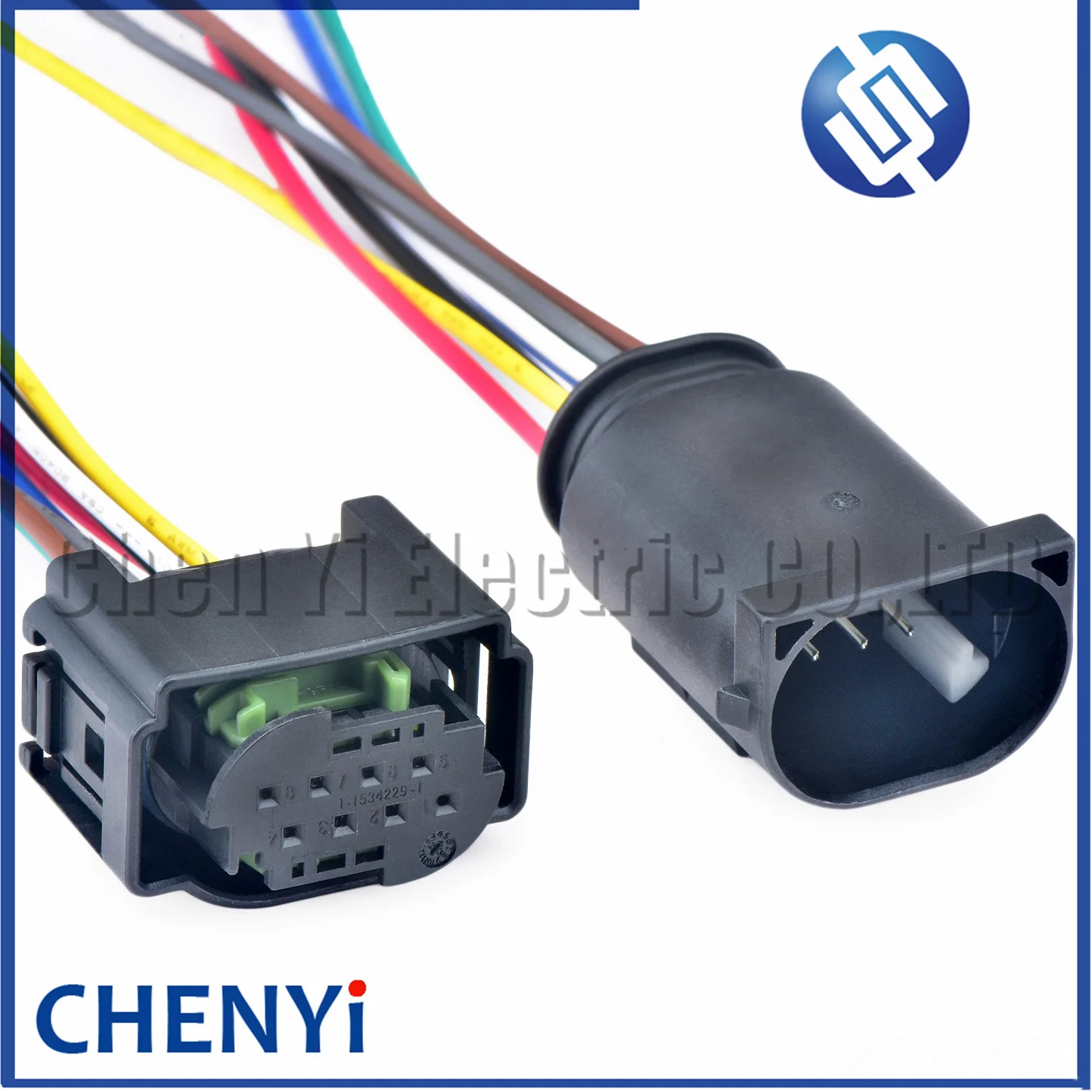 8 Pin Automotive ACC Electric Eye Radar Sensor Plug Lane Change Assist Controller Connector 4F0 972 708 1-1534229-1 4F0972708