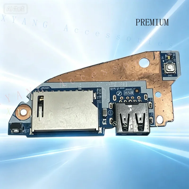 N+ Port Circuit Board for Lenovo 530S-14IKB NS-B606 5C50R11880