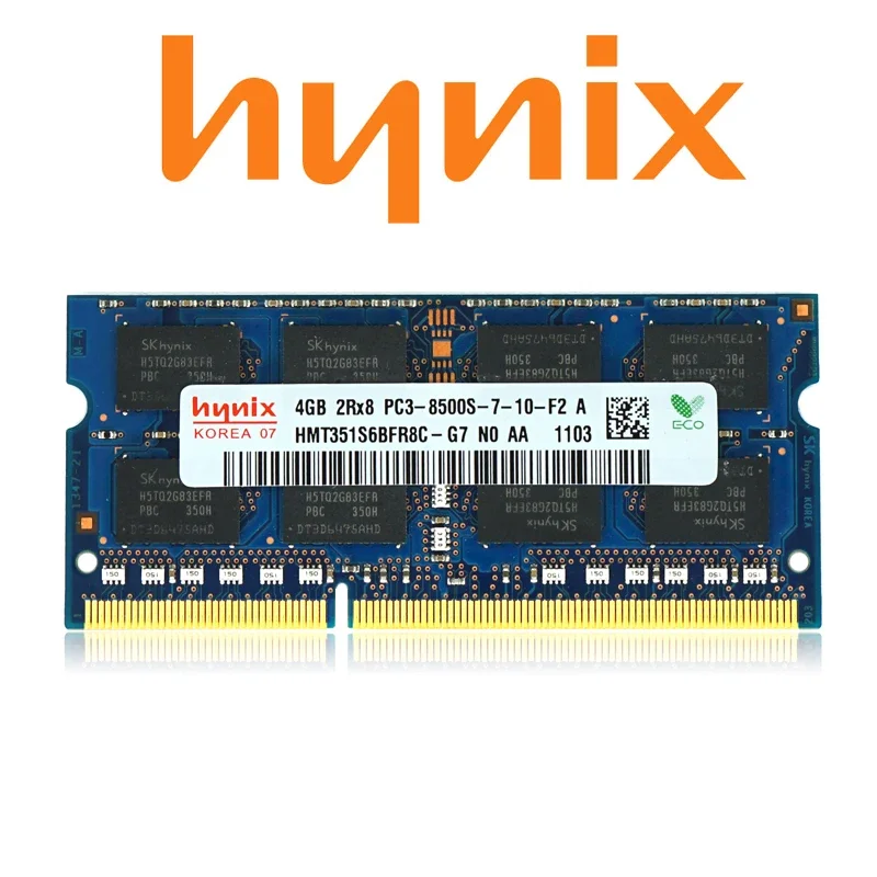 Hynix chipset  Laptop RAM 4GB 8GB DDR3 DDR3L PC3 PC3L  8500S 10600S 12800S 1066MHz 1333MHz 1600MHz Laptop memory SODIMM