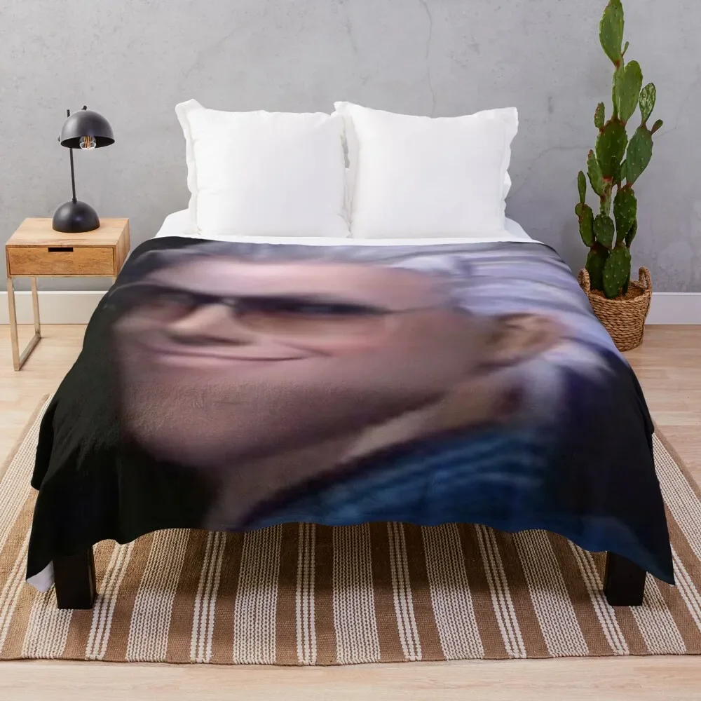 Vergil From the Devil May Cry Series Throw Blanket warm for winter Flannel anime Blankets