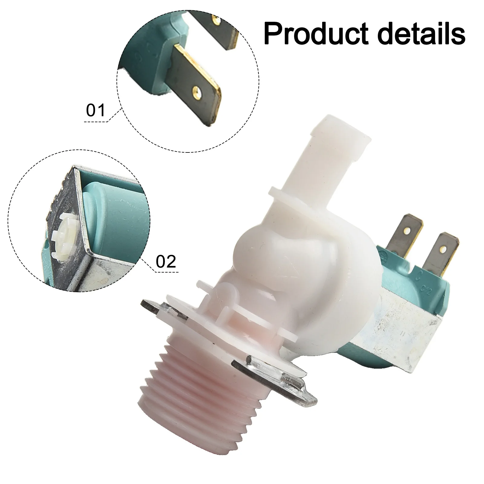 For Samsung DD33-01002B inlet valve 120V replacement part designed for Samsung dishwasher models requiring this specification