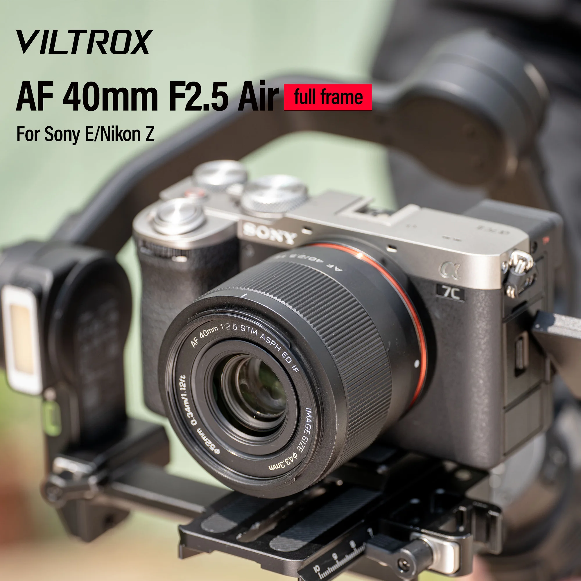Viltrox 25 مللي متر 35 مللي متر 56 مللي متر F1.7 20 مللي متر F2.8 40 مللي متر F2.5 50 مللي متر F2.0 سلسلة الهواء عدسة الكاميرا لسوني E نيكون Z فوجي فيلم XF كاميرا