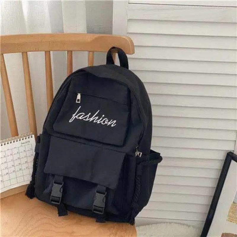 Backpack For Boys, Middle School Students, Black Primary School Girls, High School Students, Large Capacity Computer Bag Trend