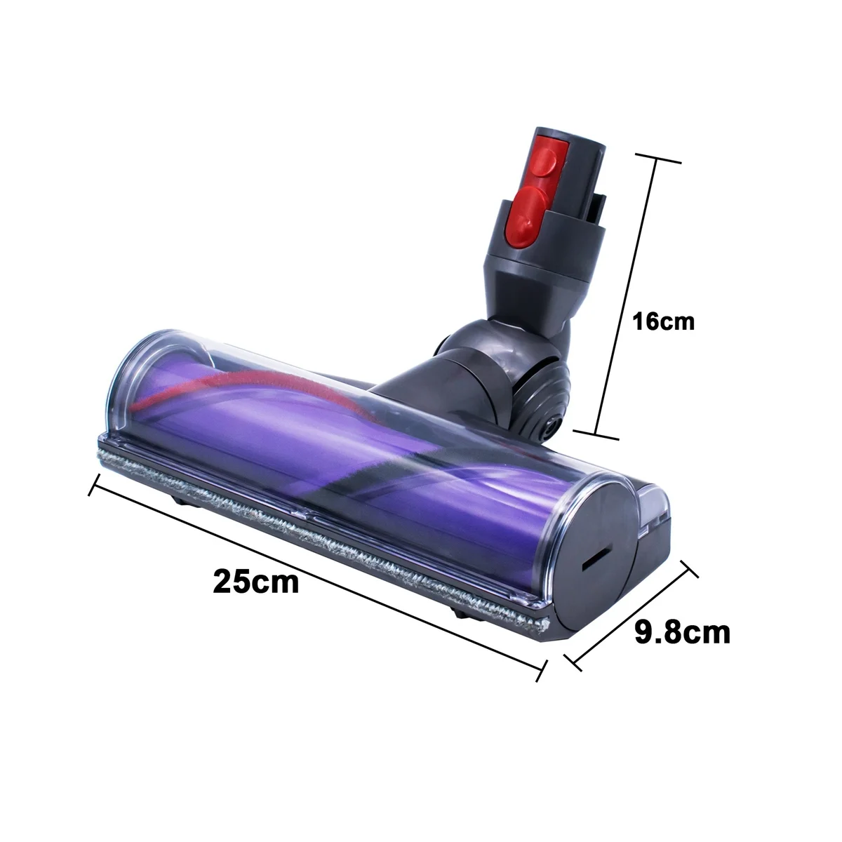 Turbine Brush for Dyson V7 V8 V10 V11 V15 Motor Brush High Torque Vacuum Cleaner Direct Drive Roller Brush Floor Brush