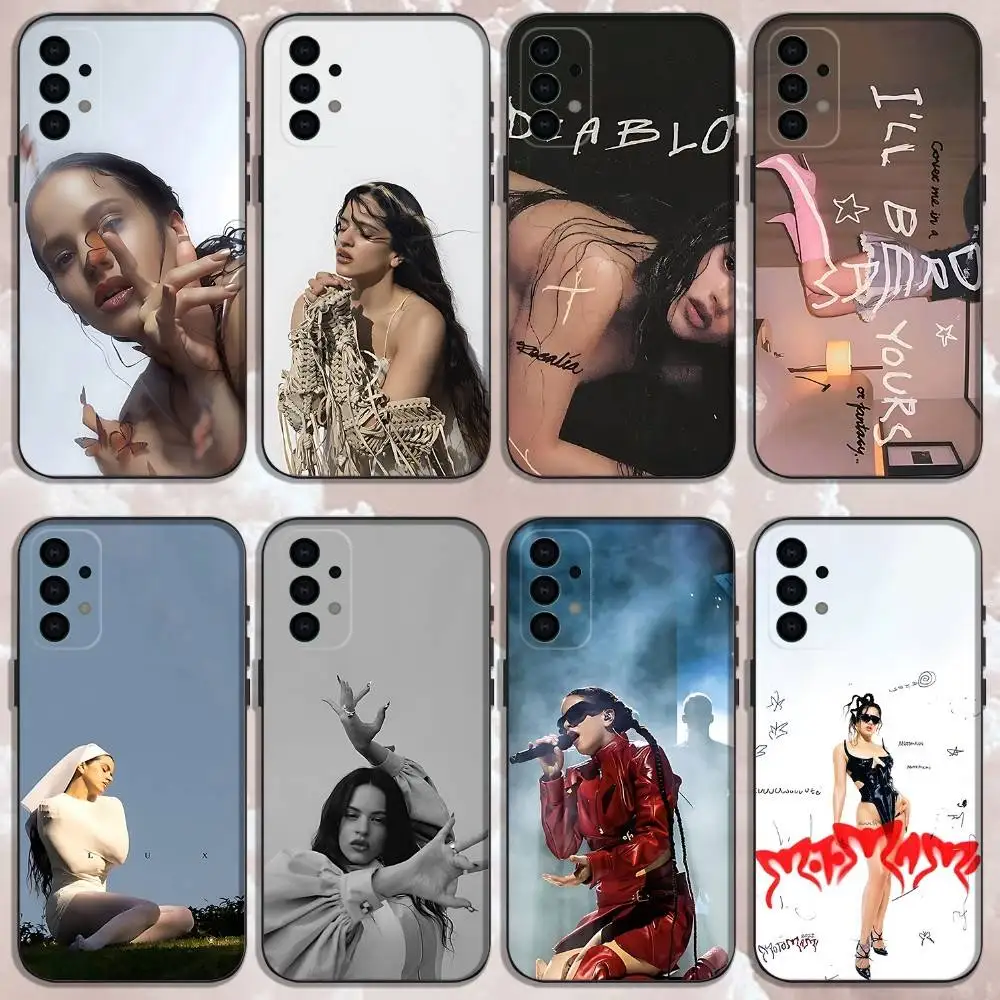 

R-Rosalia L-lux Phone Case For Samsung Galaxy A73,31,32,72,41,53,52,71,22,5G,Note,J7,8,9 Soft Black Cover