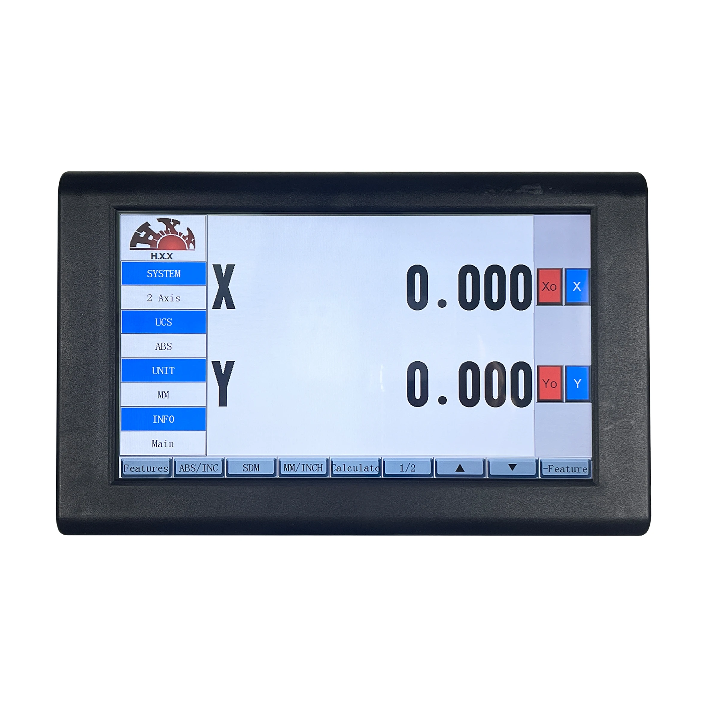 Hight Quality 2 Axis Touch Screen  Package | GCS910-2 with Linear Encoder Set for Lathe & Milling Machines DRO