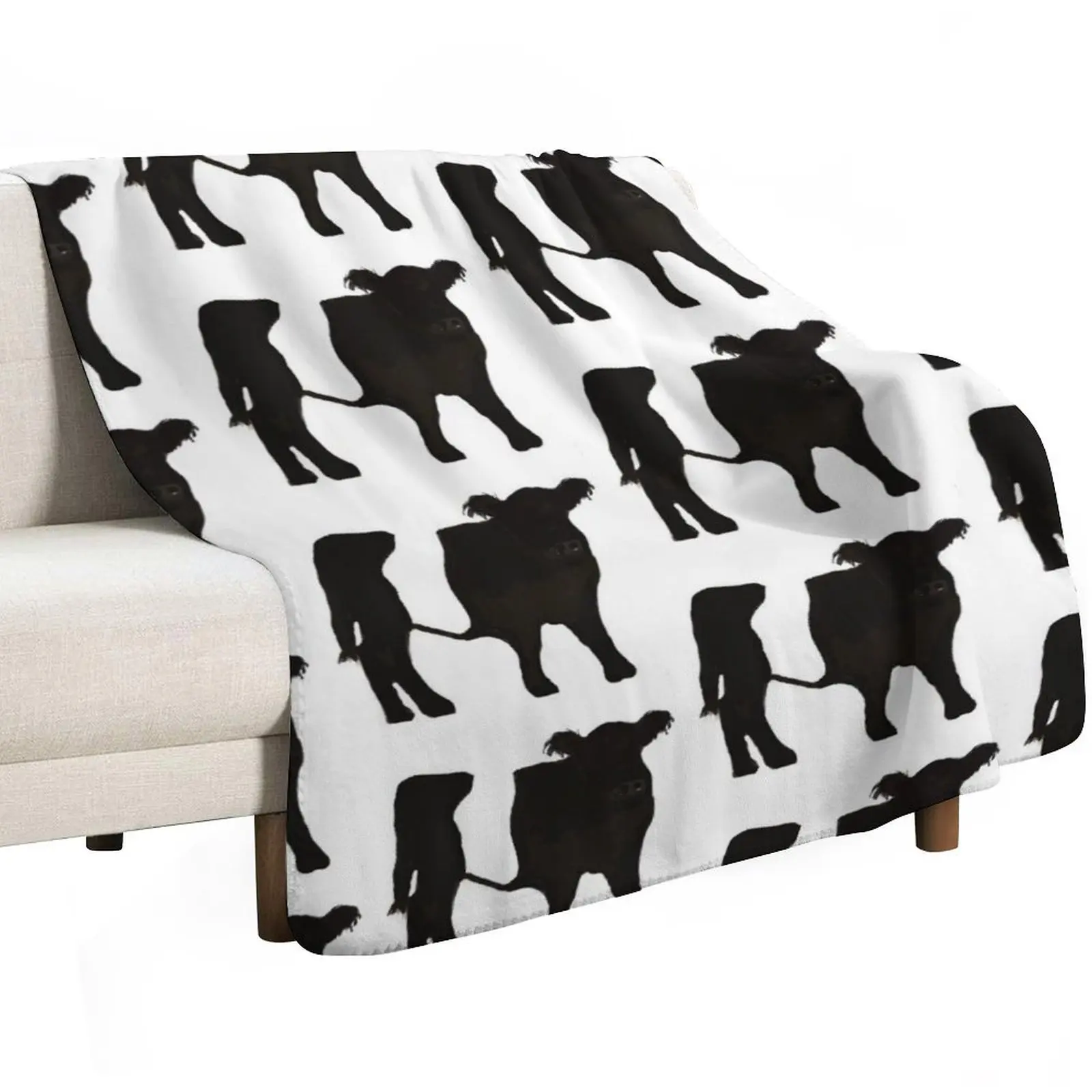 Bobbi Belted Galloway Throw Blanket Luxury Designer decorative Hair Decorative Sofas Large Plaid Blankets