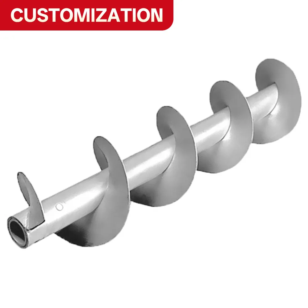 مثقاب يدوي حلزوني صغير مخصص من الشركة المصنعة لزراعة الزهور وتخفيف التربة وحفر الفتحات - محمول قصير