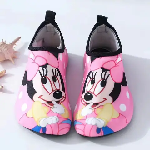 mickey Minnie mouse new Women's Speed Interference Water Non Slip Children's Beach Slippers Snorkeling Shoes Men's Swimming