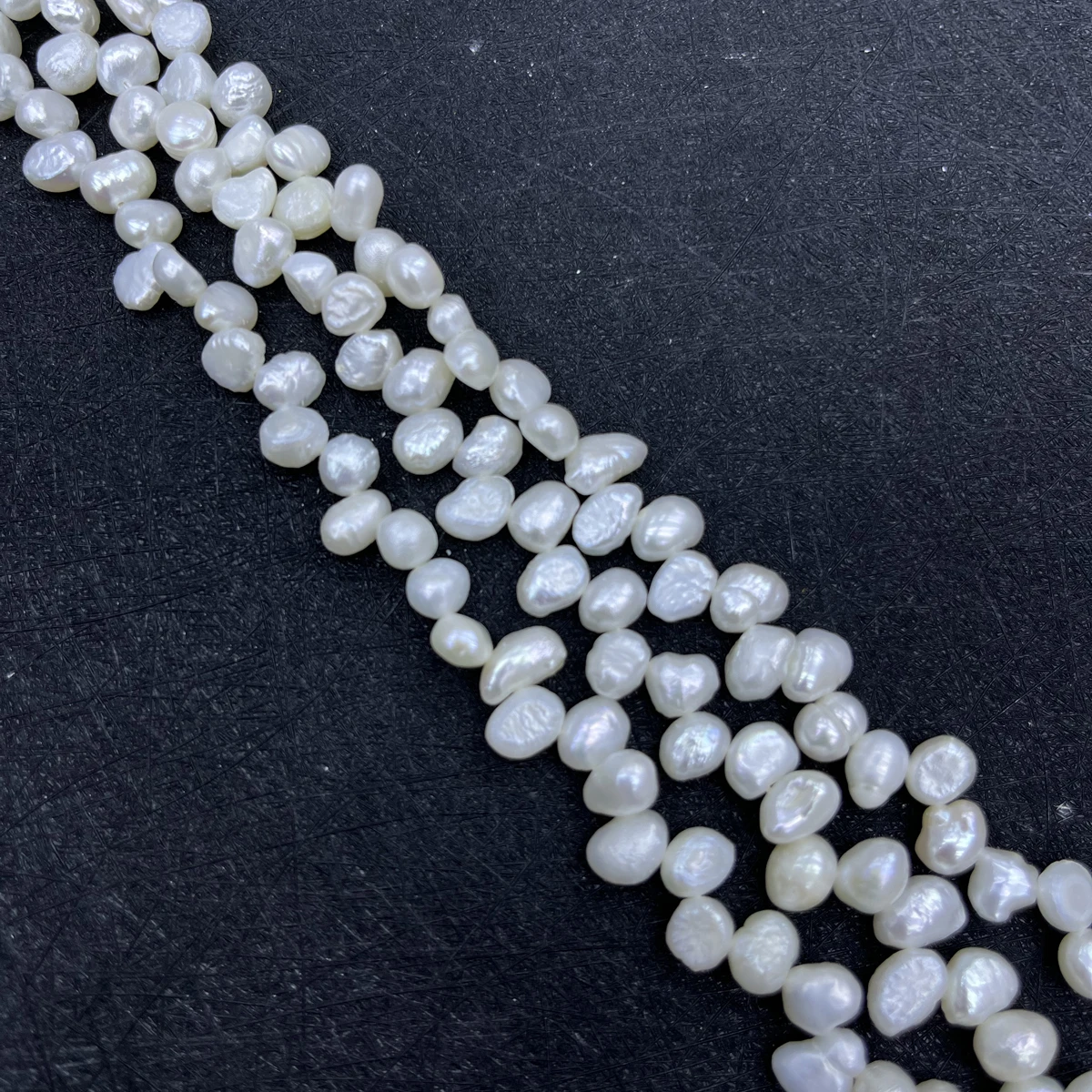 

6-7mm Baroque Natural Freshwater Pearls Irregular Shape Loose Beads for Jewelry Making DIY Women Necklace Bracelet Accessories