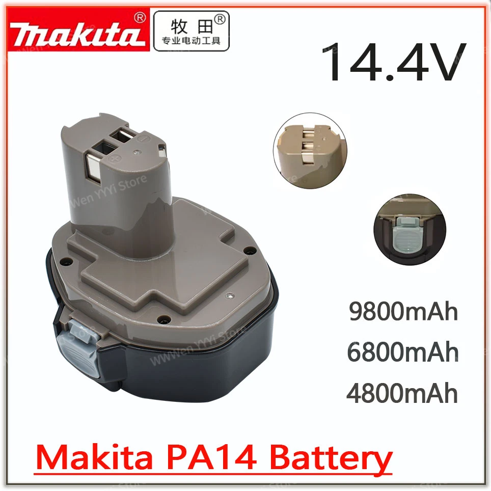 

6800mAh Makita 14.4V 4800mAh 9800mAh NI-CD Power Tool Battery Battery Makita PA14 1422,1420 192600-1 6281D 6280D Tool battery