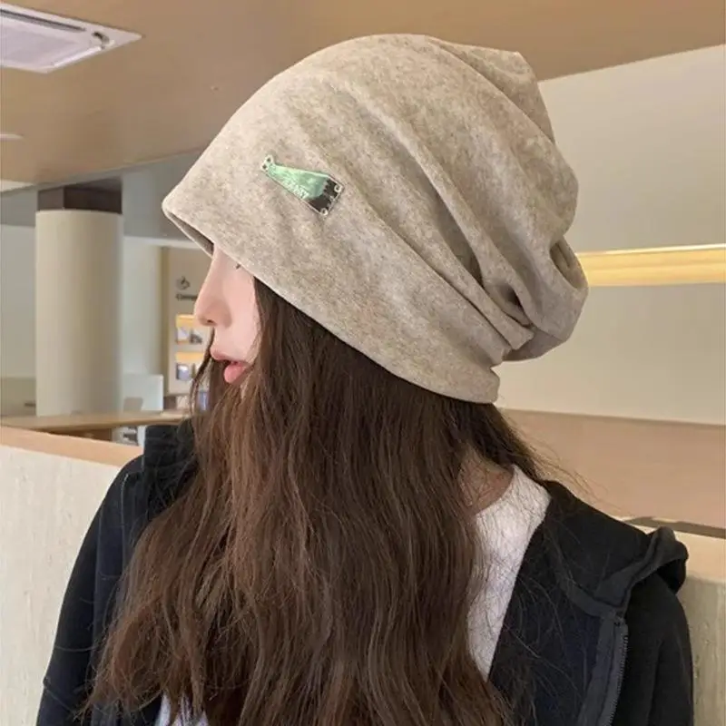 Oversized Knitted Beanie For Women Loose Fit Slouchy Winter Hat, Big Head Size Friendly, Soft Chunky Cold Cap view 3