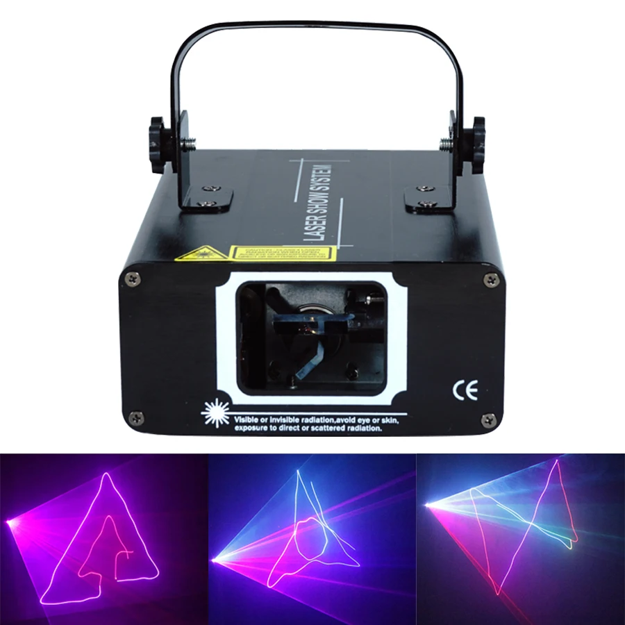 Imagem -03 - Laser Light 500mw Rgb Beam Linha de Digitalização Projetor Disco Bar Light Party Family Holiday Stage Light dj