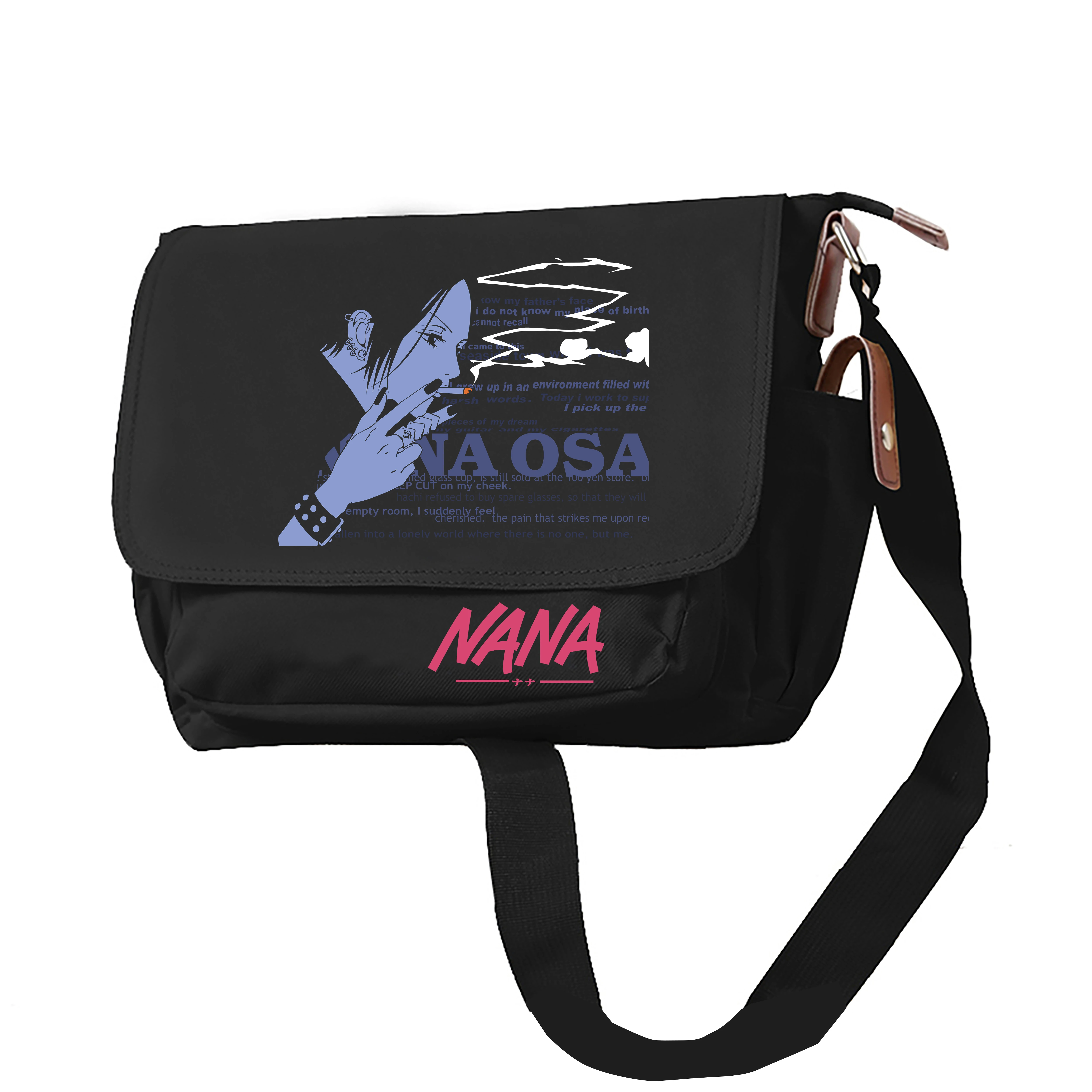 Anime NANA Women Cross bag Cartoon School Bags OXford Bookbag Kawaii Crossbody Bag for Girls Small Messenger Bag Unisex Daypack