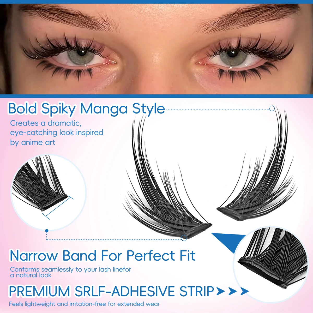 رموش أنلينيت ذاتية اللصق لا تح - مراجعة Eyelash Extension No 9 وسعره