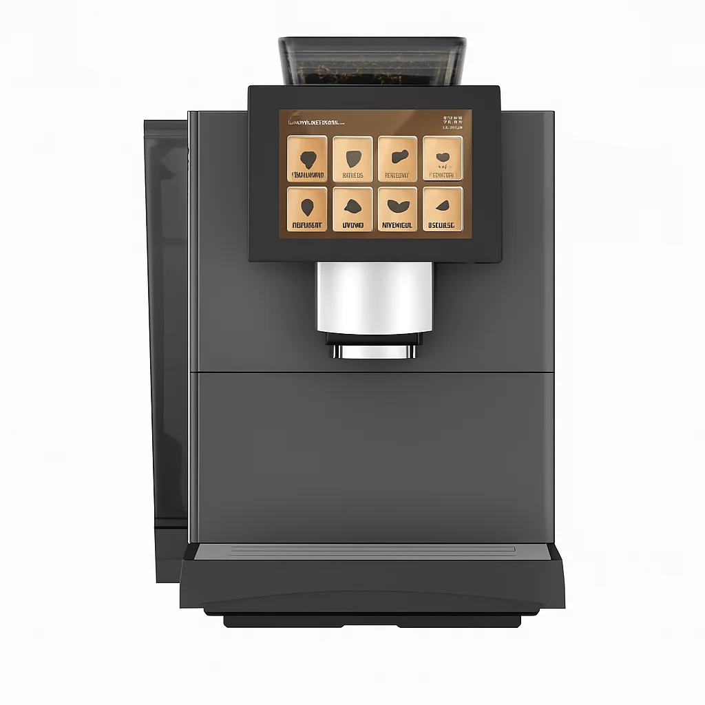 Multi-language Professional High-Capacity Automatic Coffee Machine For Businesses | All-in-One Espresso Brewer & Grinder