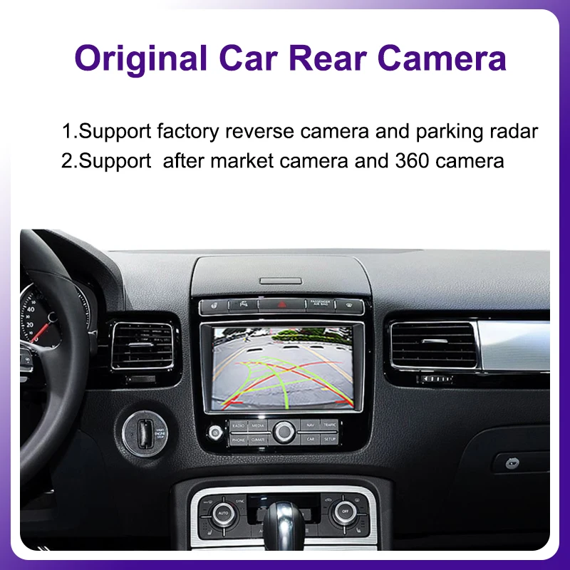 AUTOTOP Drahtlose CarPlay Android Auto Interface Decoder Für VW Volkswagen Touareg RNS850 2011-2017 Airplay Spiegel Link Bluetooth – Detail 5