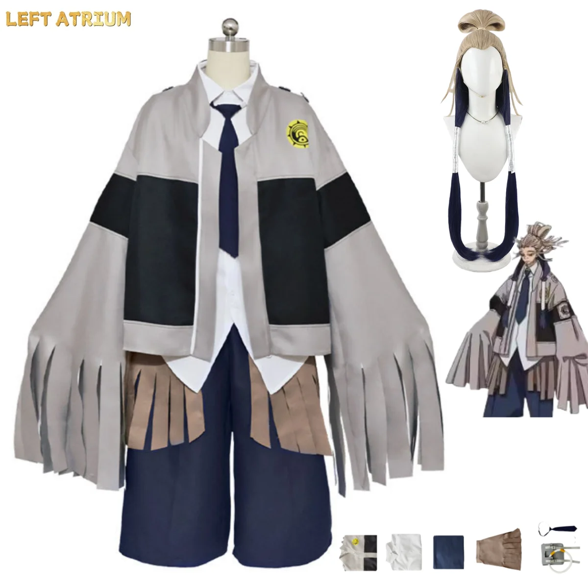 Anime GACHIAKUTA Tamsy Caines Cosplay Costume Coat Accessories Uniform Other Wig Man Woman Carnival Halloween Suit