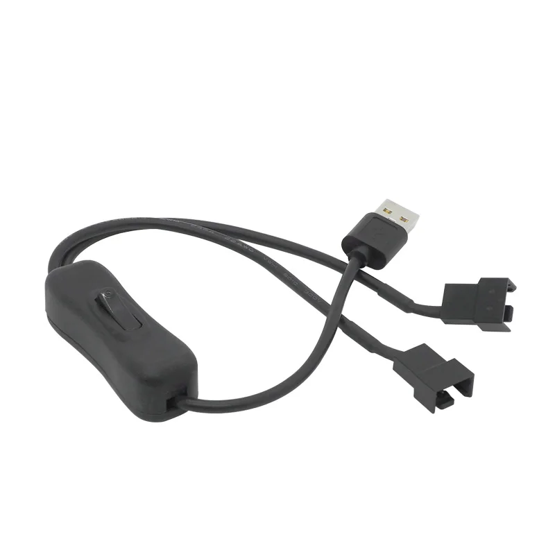 Kabel Konverter Adaptor 4 Pin USB 2 Arah 5V Kabel Konektor Kipas Komputer PC