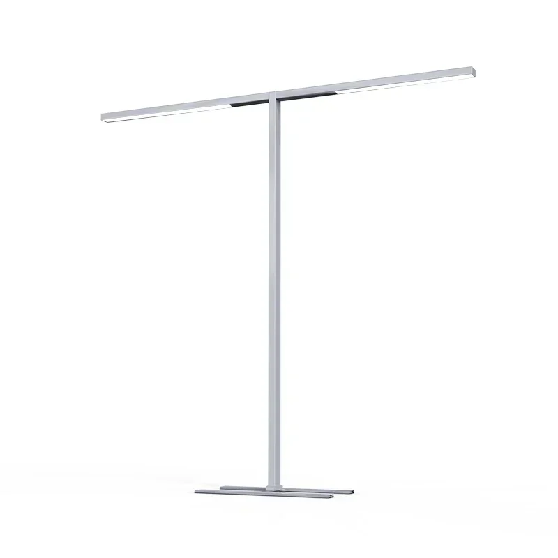 

BR-FS0011-120W-F02Floor Lamp with Adjustable Touch Dimming Table , Metal LED Floor Aluminum+Acrylic