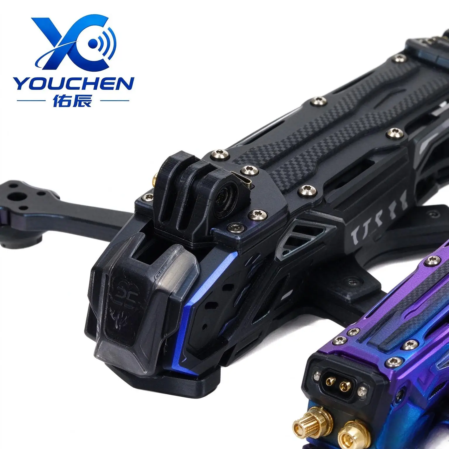 J5 V2 DC FPV Drone Frame 5-inch Carbon Fiber Quadcopter Frame for O4 Air Unit Freestyle Cinematic Shooting