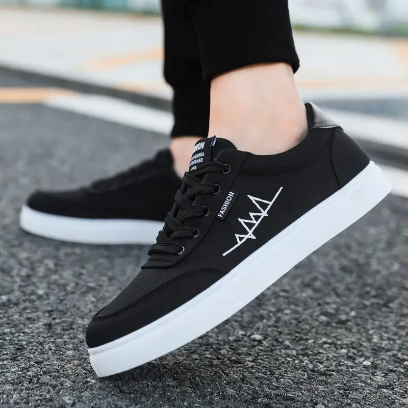 

Кроссовки в корейском стиле с круглым носком, мужская обувь, офисная роскошная распродажа, дешевая жидкость, удобная в акции, рабочая мужская повседневная обувь