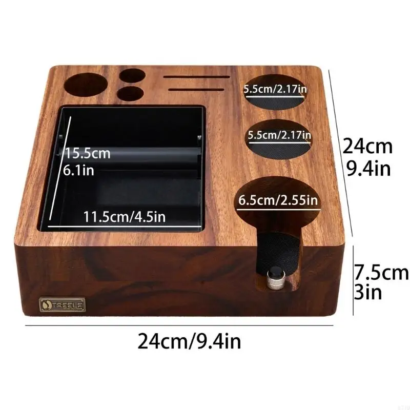 Elegant Wooden Coffee Accessories Box Constructed From Durable Substance For contemporary Area 37JD