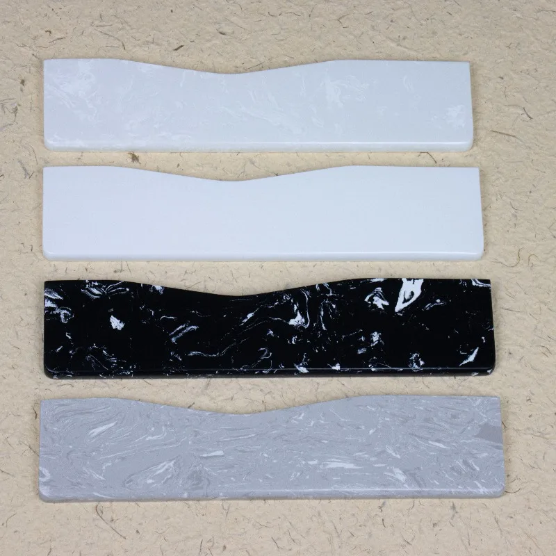 LEOBOG 75 Alice Mechanical Keyboard Palm Rests Costom Computer Accessory Mousepad Wrist Rest Ergonomic Quartz Material for Gifts