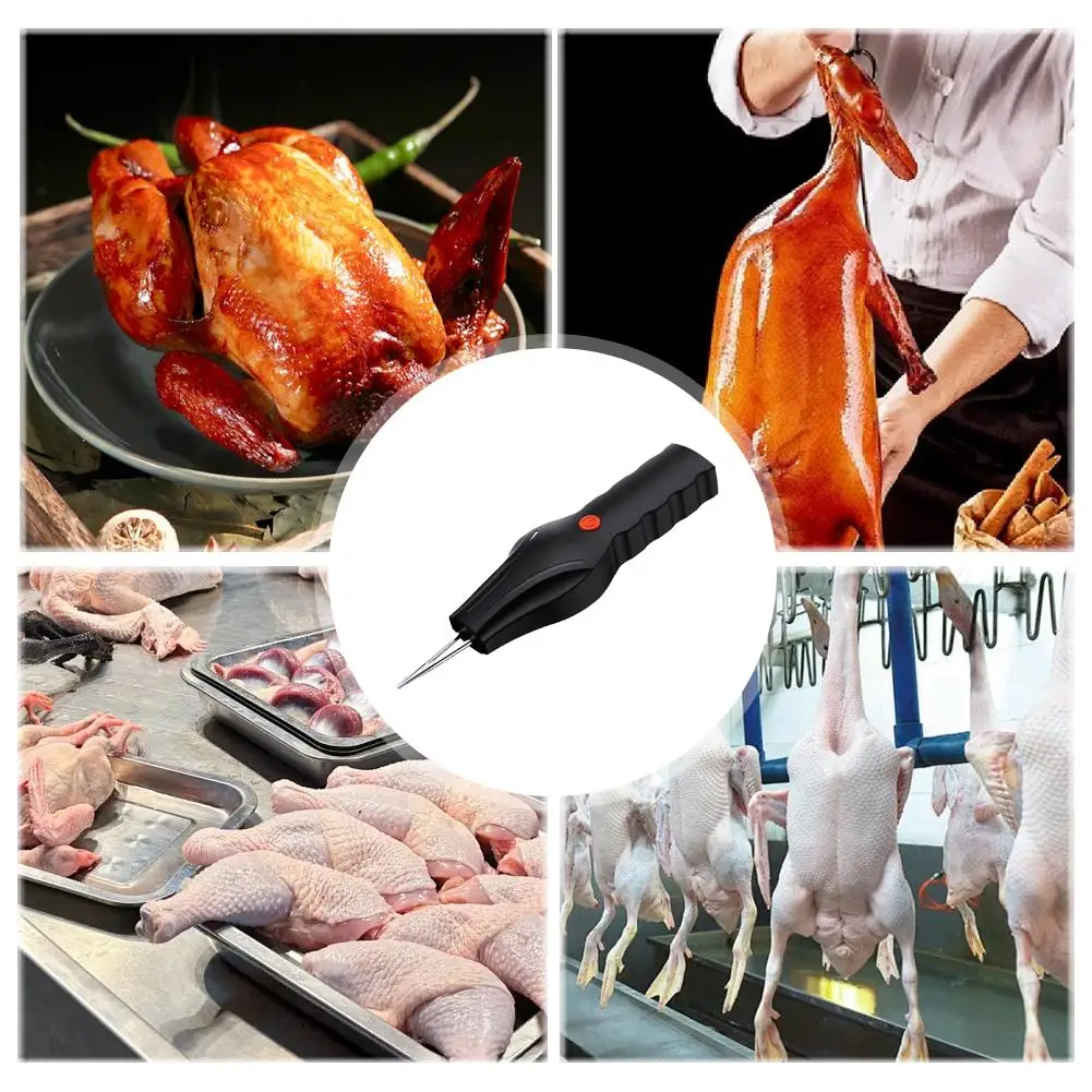 Hygienic Electric Poultry Plucking Machine Stainless Steel Automatic Hair Removal Tool for Chicken Duck Goose Cooking Prep