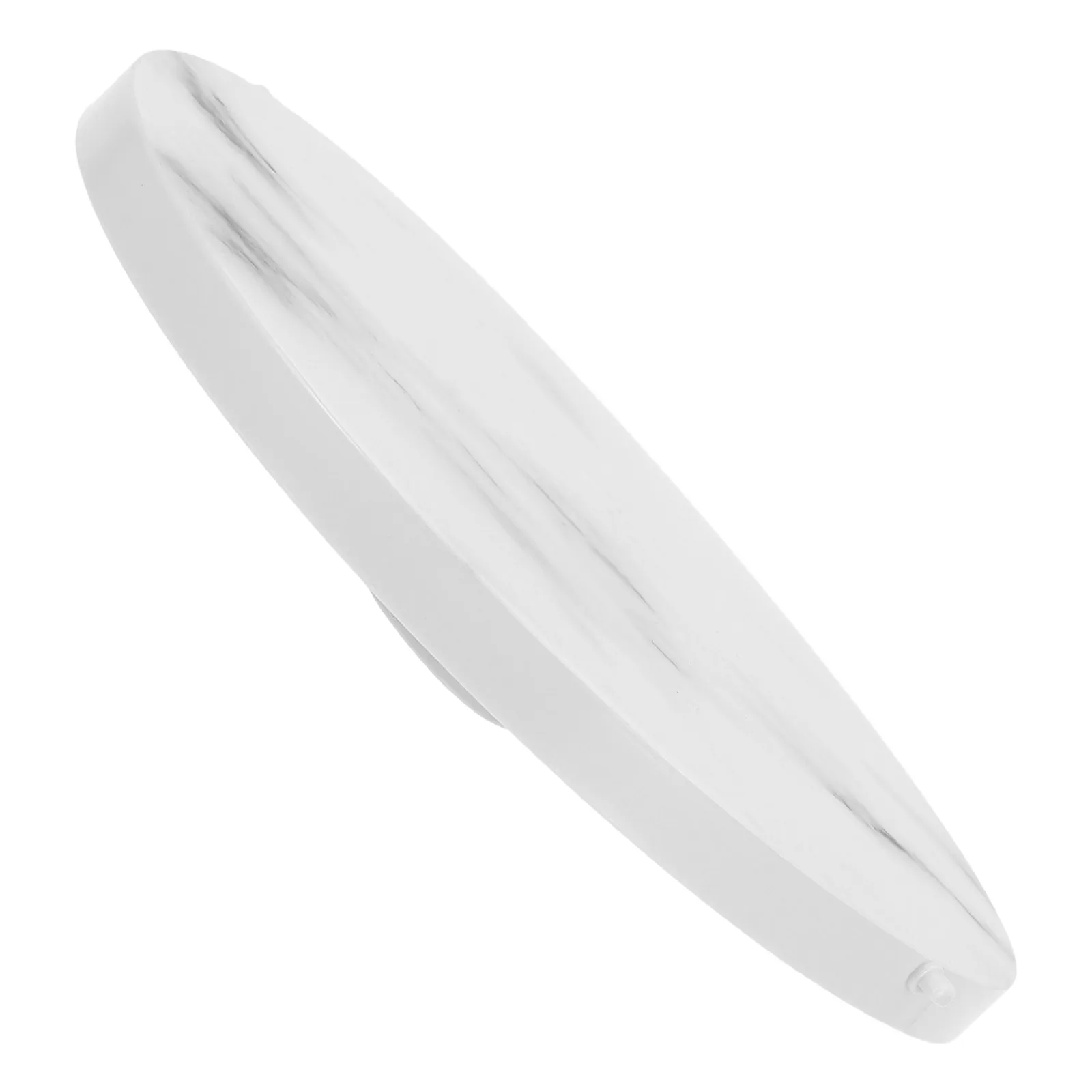 

1pcs Imitation Marble Trash Can Lid Plastic Swing Flap Cover Waste Bin Protector Garbage Can Replacement Fits Slim Tall Cans